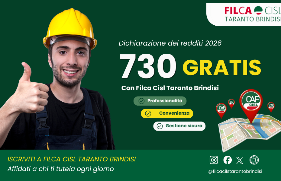 Filca Taranto Brindisi - 730 gratis