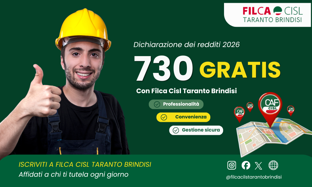 Filca Taranto Brindisi - 730 gratis